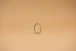 textured square stacking ring
