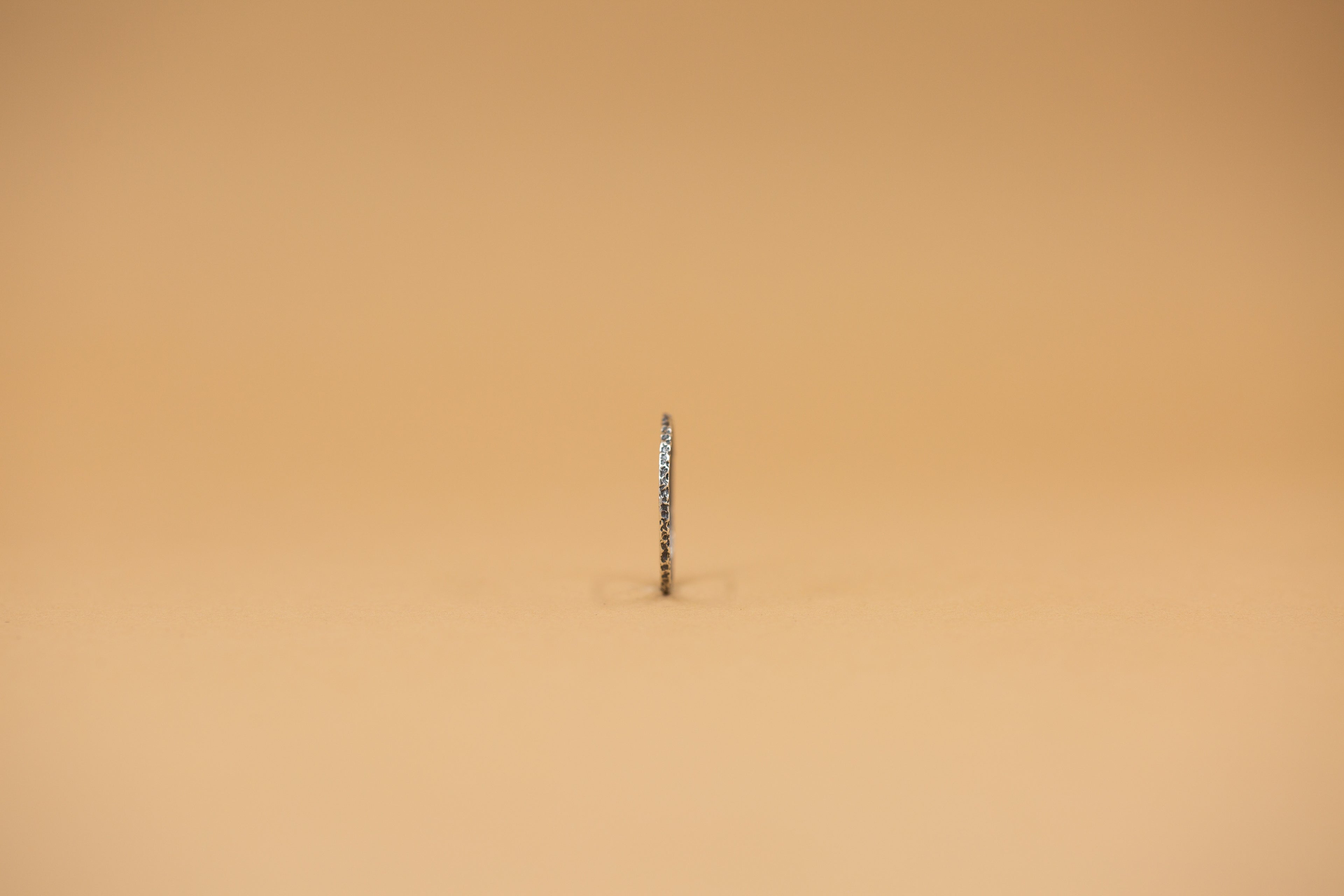 textured square stacking ring