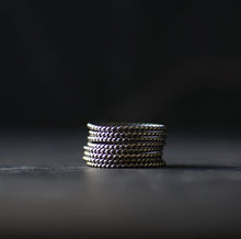 Load image into Gallery viewer, Twisted Stacking Ring in Sterling Silver
