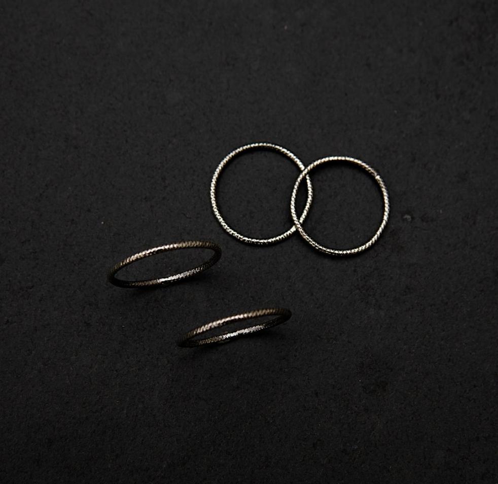 Snake Stacking Ring in Sterling Silver