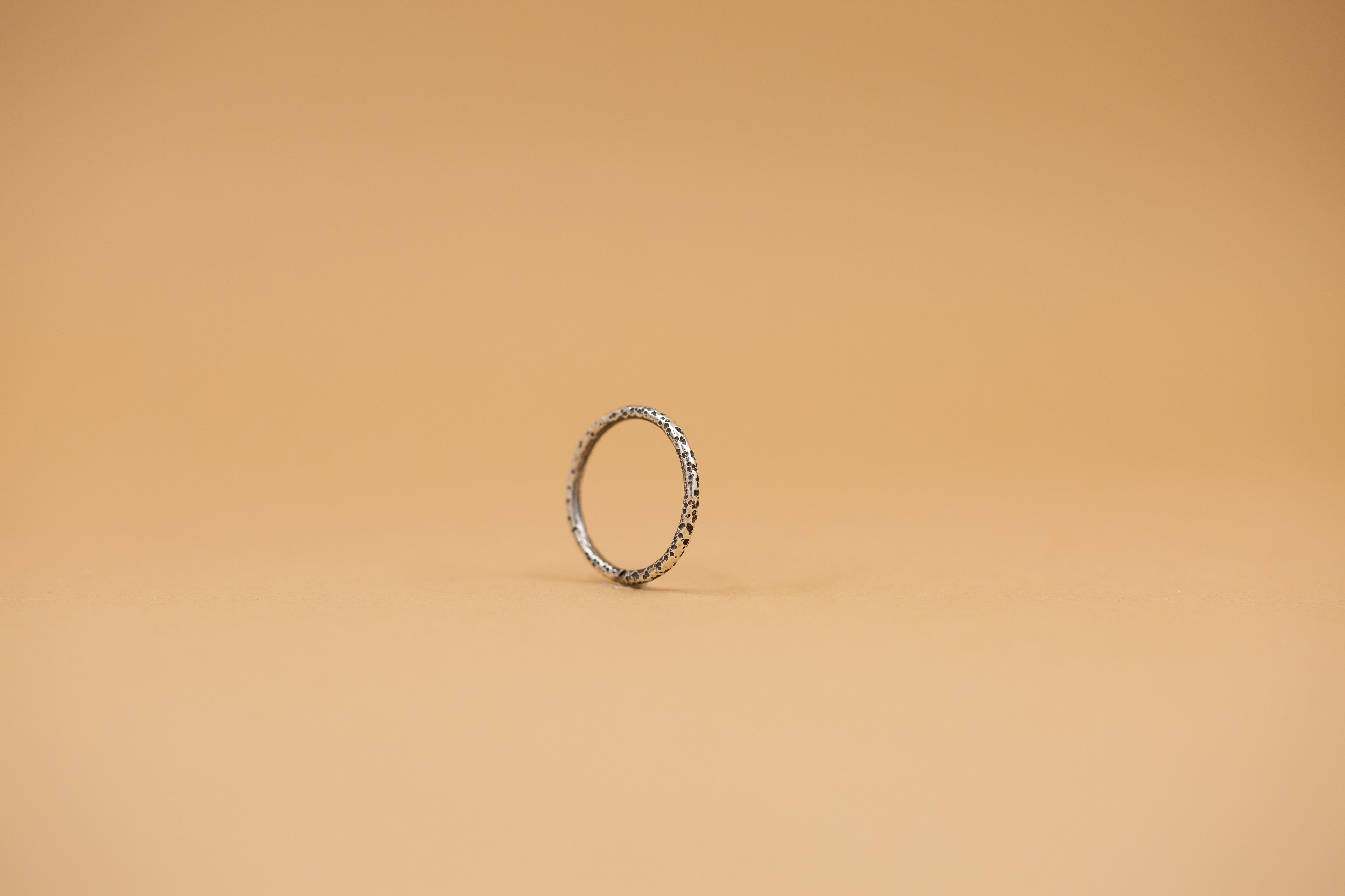 textured round stacking ring