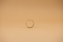 Load image into Gallery viewer, Hammered Half Round Ring in Brass
