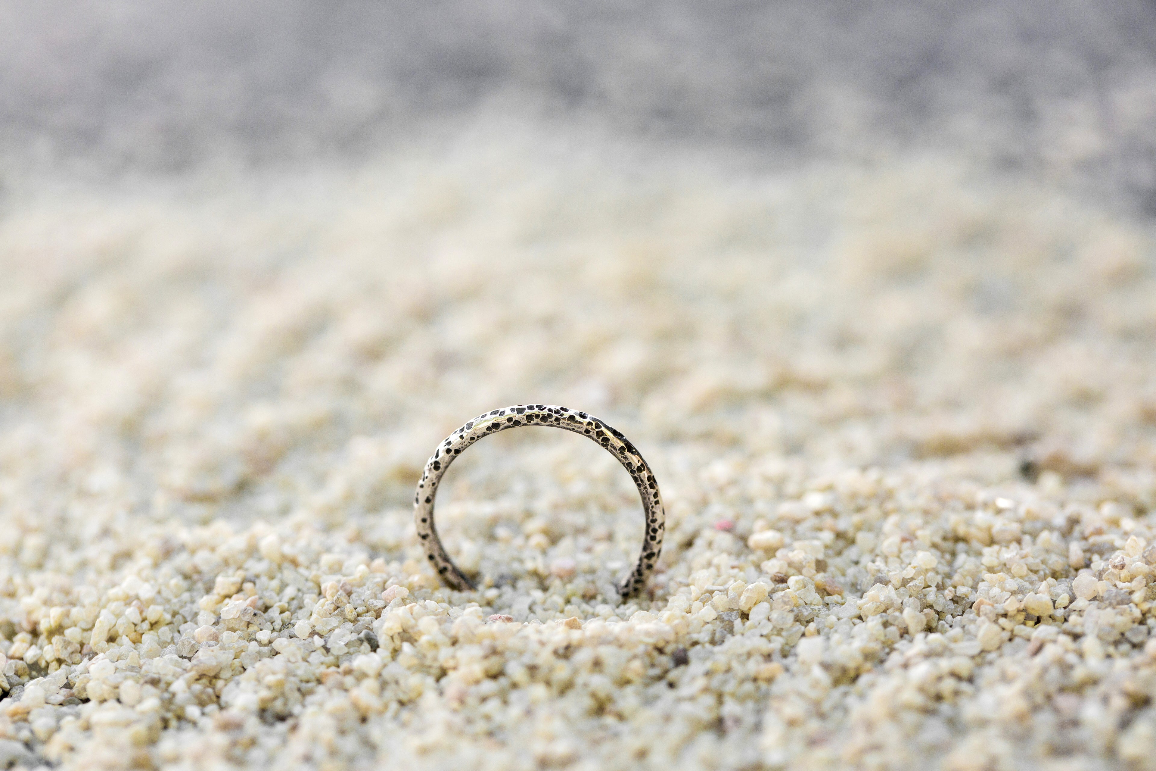 textured round stacking ring
