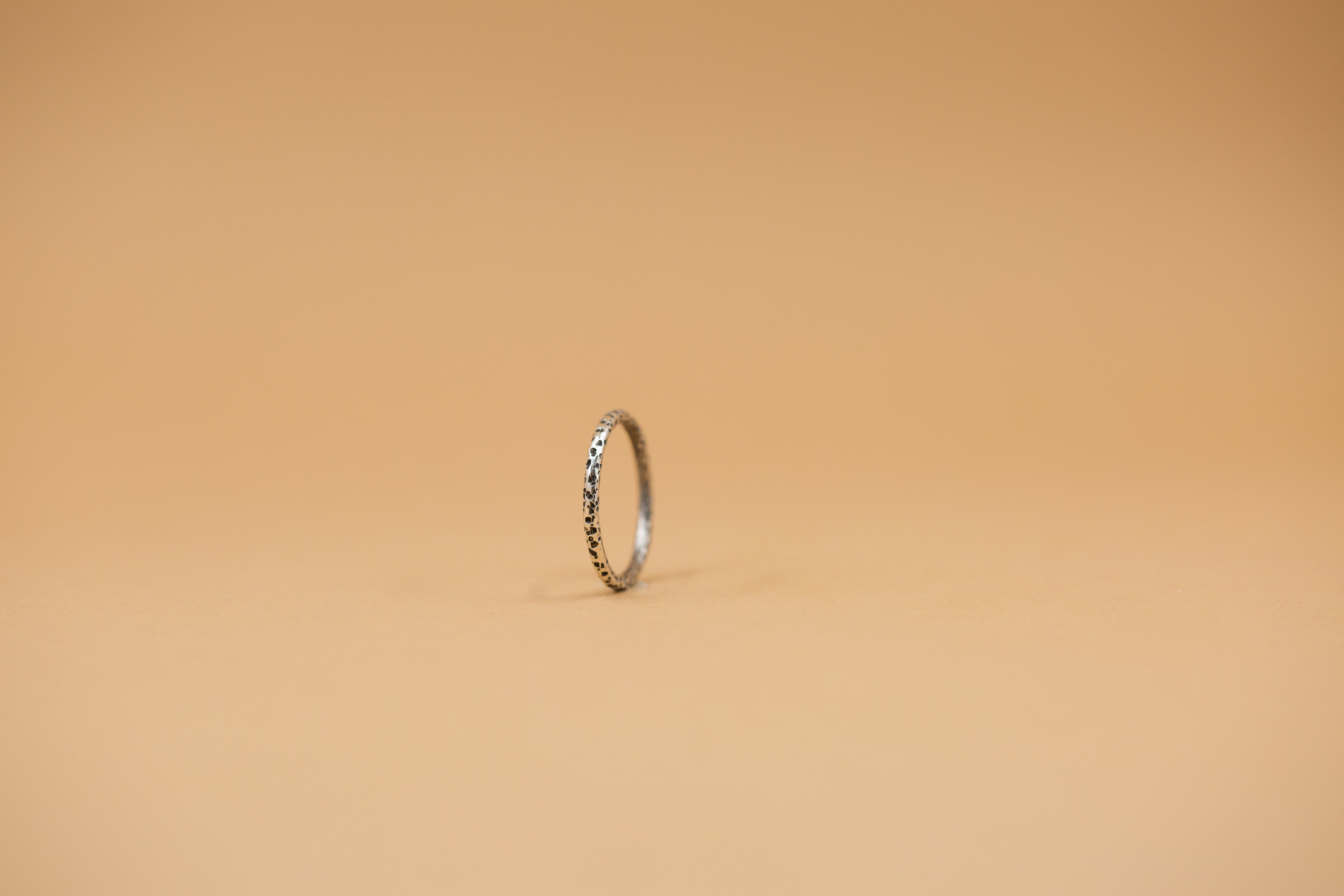 textured round stacking ring